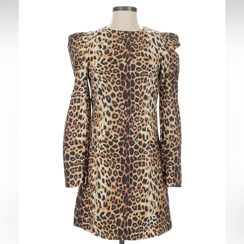 TUCKERNUCK X India Hicks Leopard Domino Dress NWT Size S Small - Picture 3 of 7